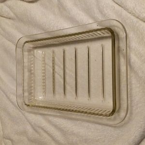 Vintage Frigidaire glass cold storage tray